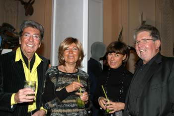 Andreas Hauff mit Freundin Irene sowie Andrea Adam und Friedrich Winkler. Foto: Andrea Pollak