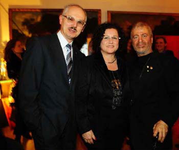 KLAUS BOEHM (SOEHNGES) und Ehefrau CLAUDIA und RINALDO TALAMONTI