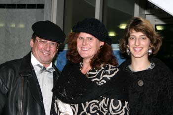 Roland, Knstlerin Angela und Tochter Marie-Theres Bassano. Foto: Andrea Pollak