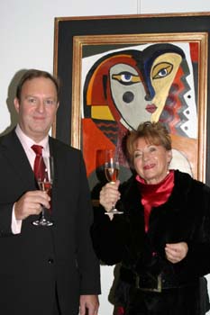 Gerhard A. Goppold und Heidi Winkler. Foto: Andrea Pollak