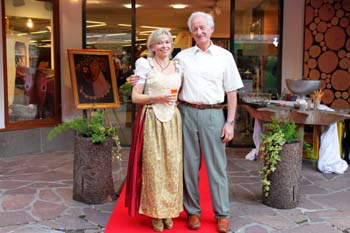 Evelyn Hgerle und Prof. Peter Buck