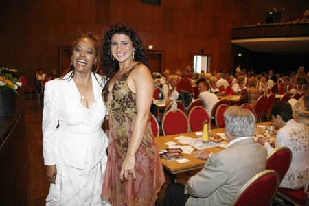 Joan Orleans und Ex Nixe Loida Leon Foto Sigi Mller