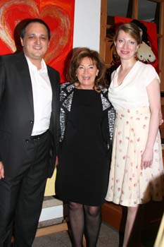 Georg Janzen, Heidi Winkler und Irina Janzen. Foto: Andrea Pollak