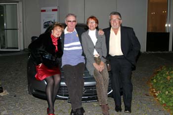 Heidi Winkler, Arthur und Inge Brauss sowie Friedrich Winkler. Foto: Andrea Pollak