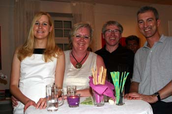 Nicola Schmid, Cornelia Miller, Winfried Miller und Dr. Alexander Rudolph. Foto: Andrea Pollak